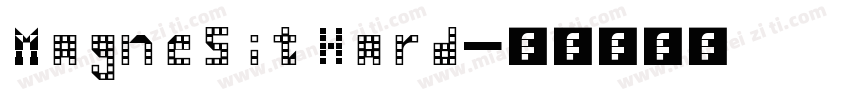 Magnesit Hard字体转换